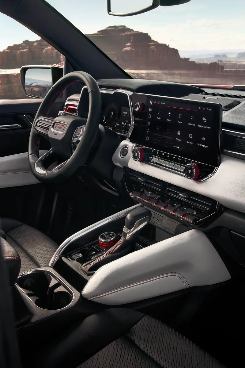 2026 GMC Canyon infotainment system at WEEKS Chevrolet GMC in West Frankfort IL